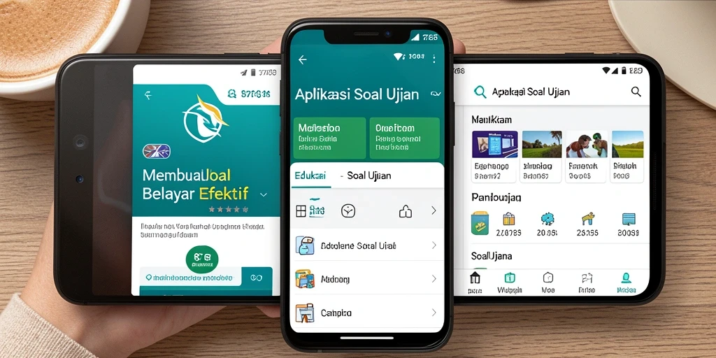 Antarmuka <strong>8768</strong> yang bersih dan mudah digunakan untuk soal ujian.