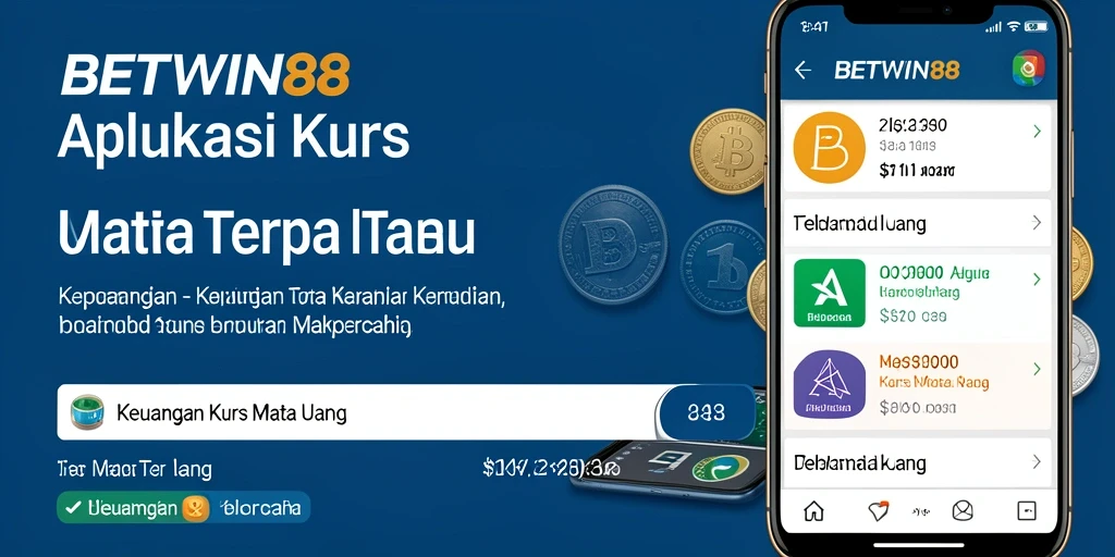 Tampilan antarmuka aplikasi BETWIN88 yang intuitif dan informatif.