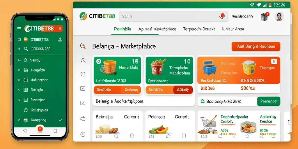 Antarmuka aplikasi CITIBET88 yang menarik dan fungsional.