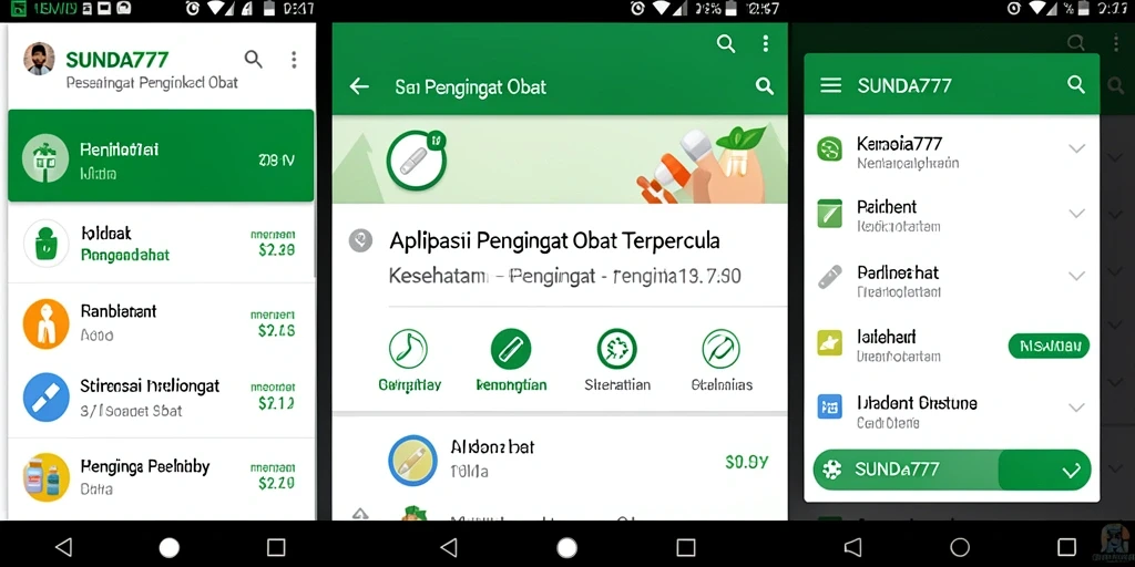 Tampilan antarmuka SUNDA777 yang menarik dan fungsional untuk pengingat obat.