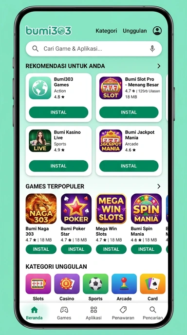 bumi303 - Indeks Aplikasi Populer & Kanal Uji Indonesia