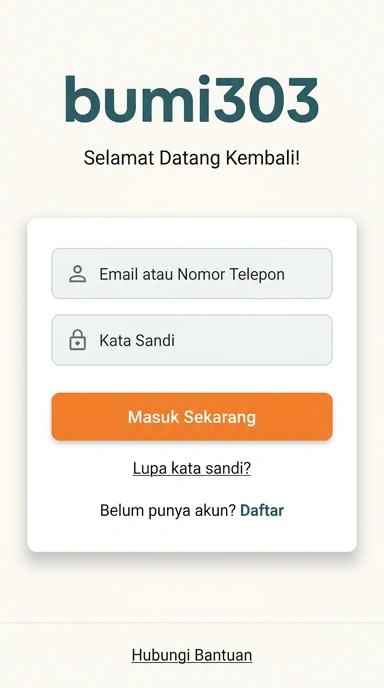 Cara Masuk Akun Bumi303 yang Mudah dan Cepat